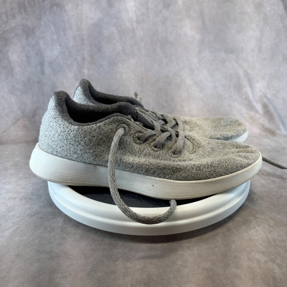 Allbirds Wool Runner NZ Mens Size 11 Grey Merino Wool Sneakers A12017M110-0425HL